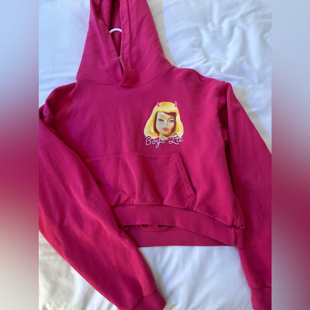 NEVER WORN boyslie cropped hoodie